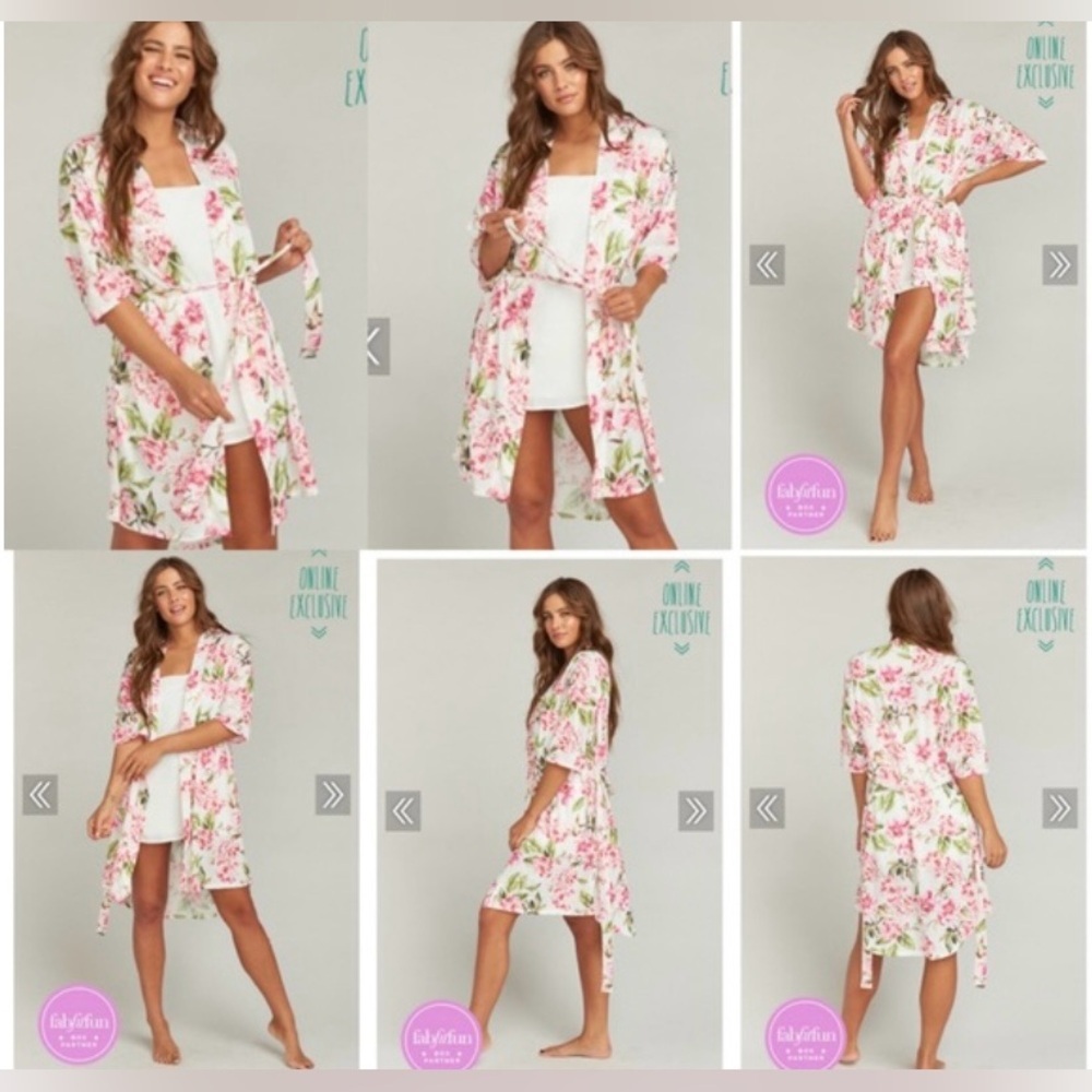 Show Me Your Mumu Bride‎ Robe, Garden of Blooms one size